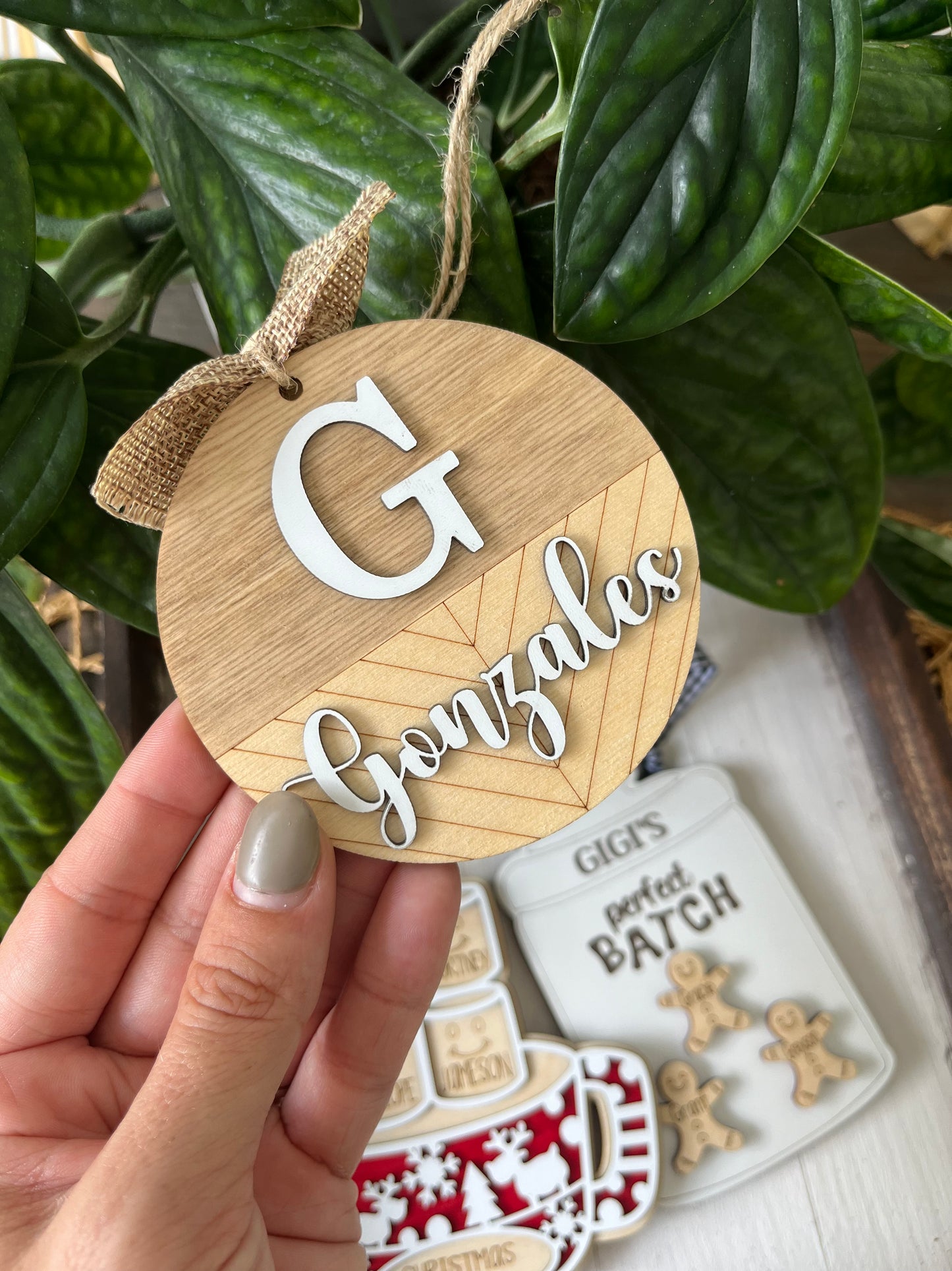 Shiplap Christmas Ornaments