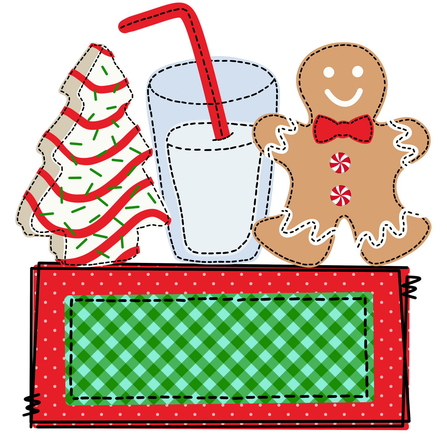 Christmas Snacks Name T