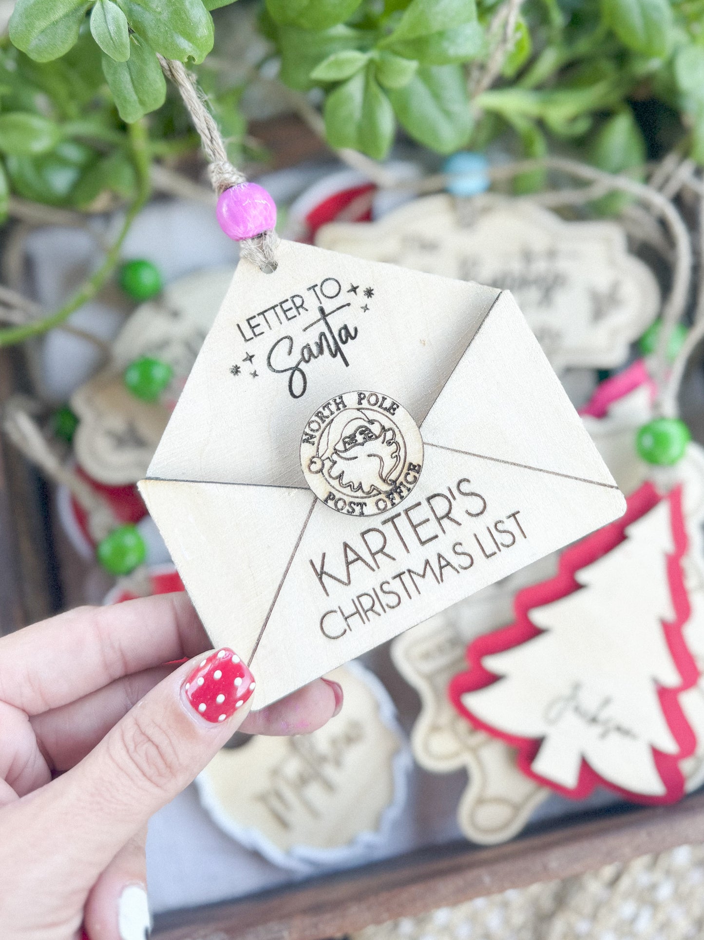 Letter to Santa Ornament