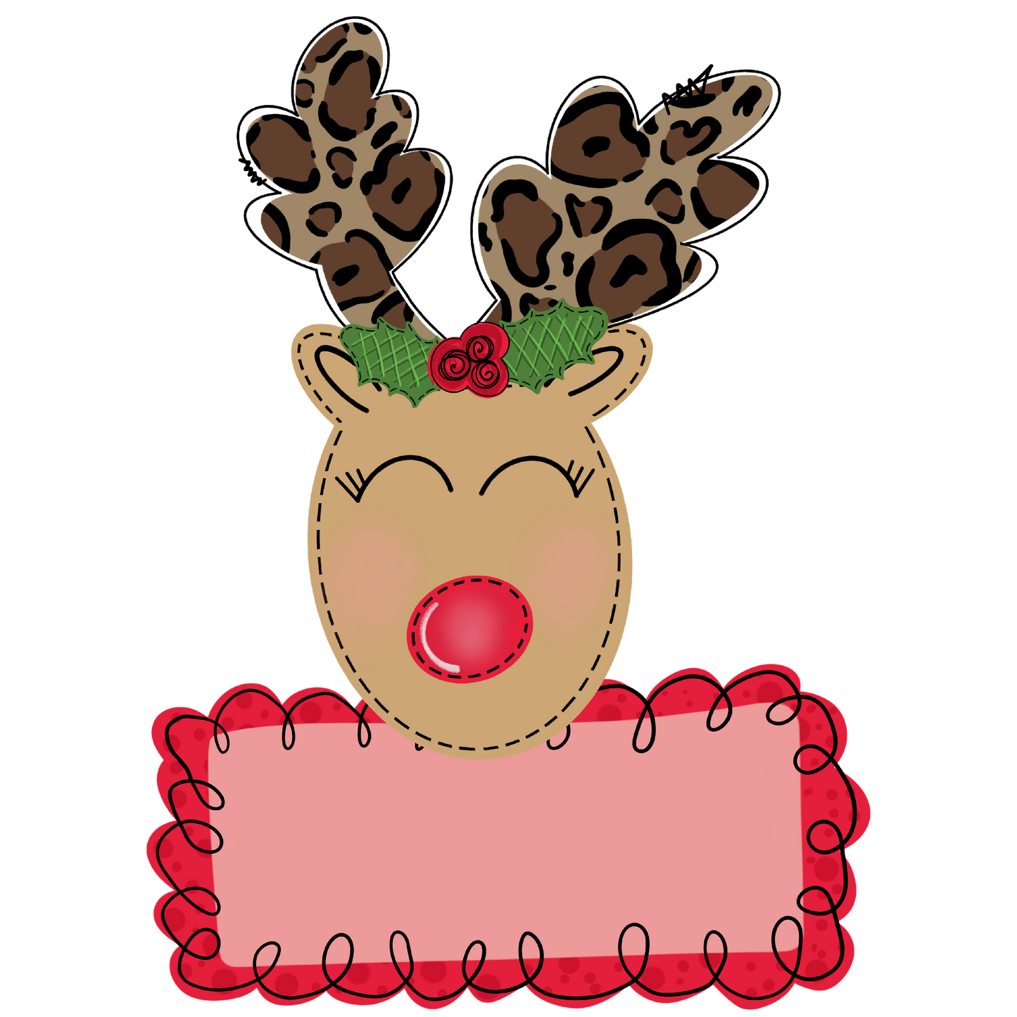 Christmas Reindeer name Tee
