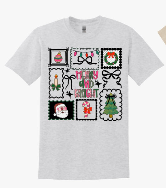 November Tee of the Month - Christmas Stamp