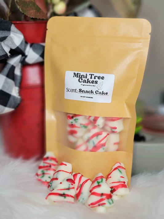 Mini Christmas Tree WAX MELTS Scent: Snack Cake