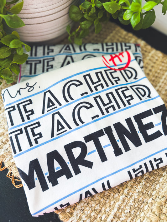 Notebook Name Tee