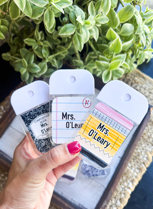 Teacher Handsanitizers