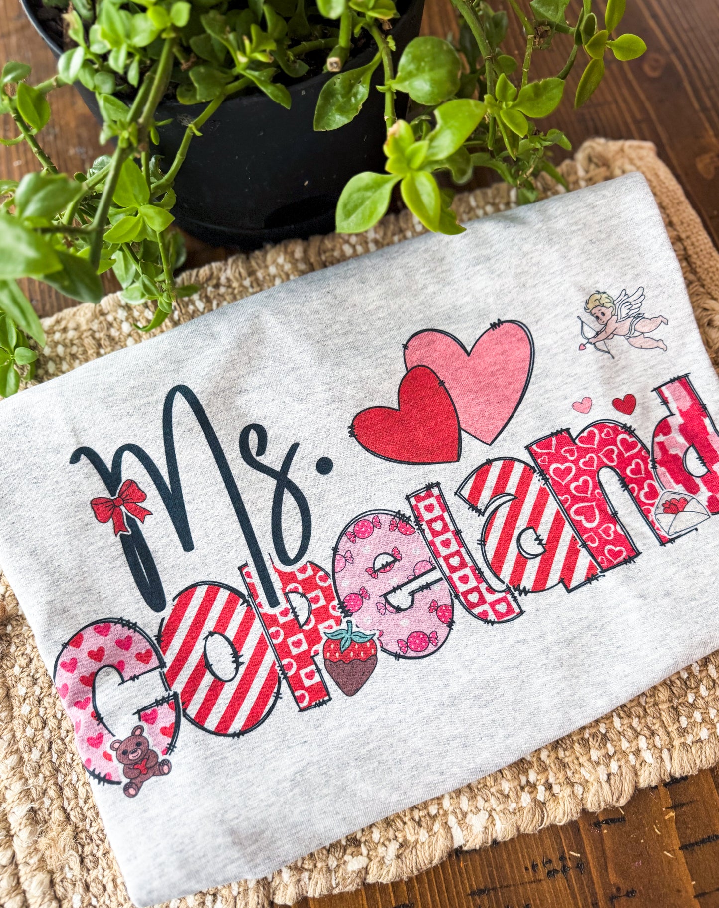 Teacher Name Tee