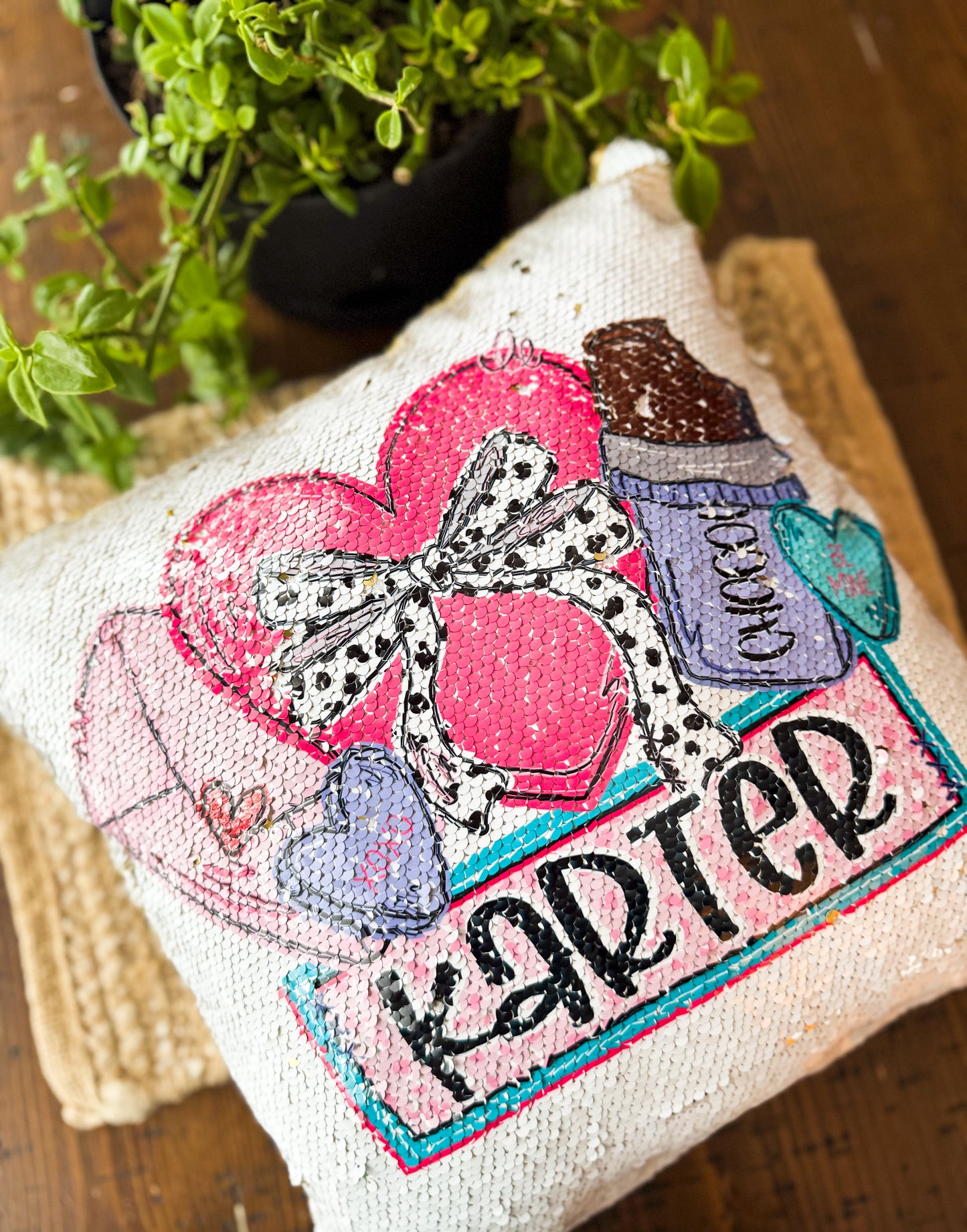 Magic Sequin Pillow COVER