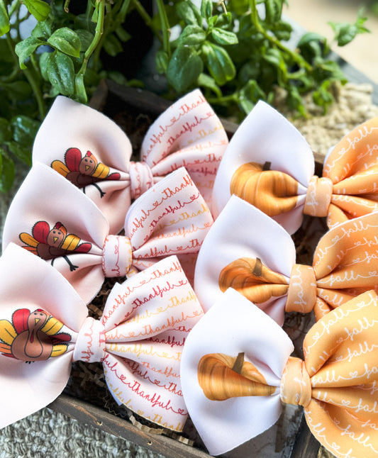 Fall Hair Bow