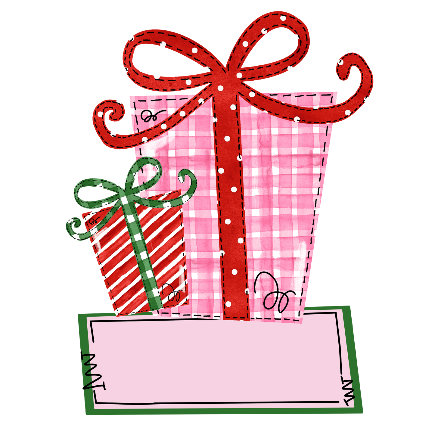 Christmas Presents Name Tee