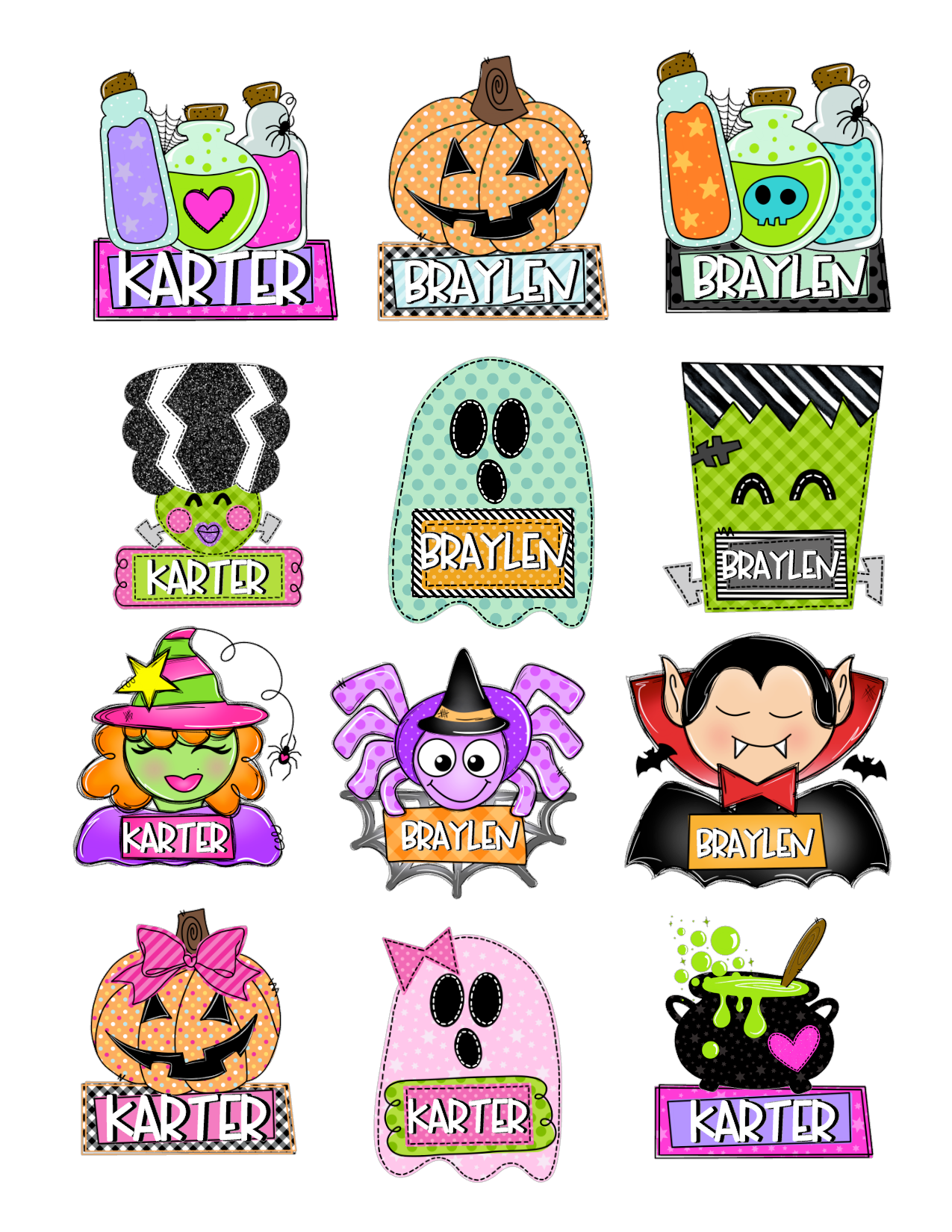 Halloween Name TEE